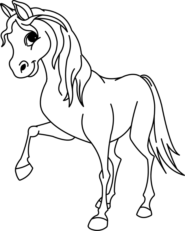 Jeux De Coloriage Cheval