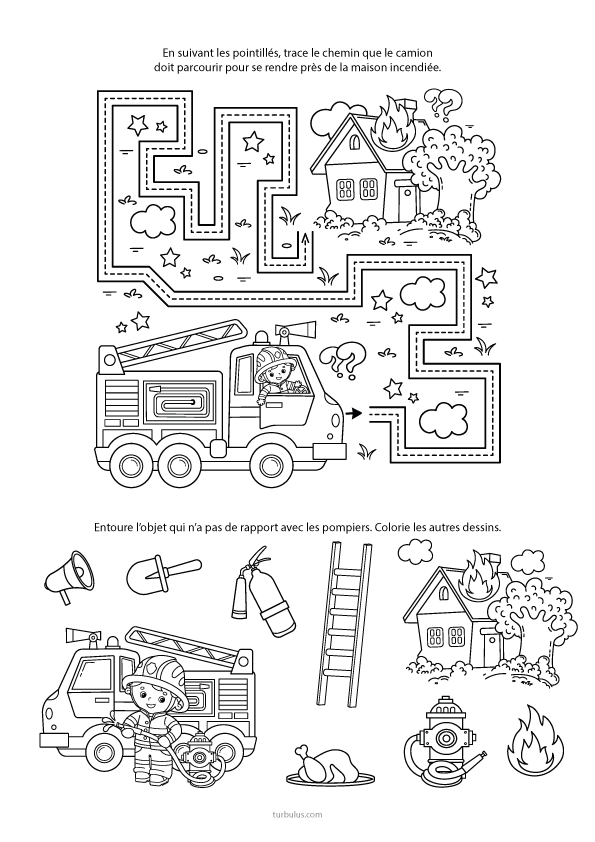 Exercices à imprimer, maternelle, petite et moyenne section de maternelle