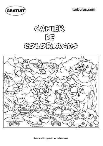 Cahier de coloriages à imprimer