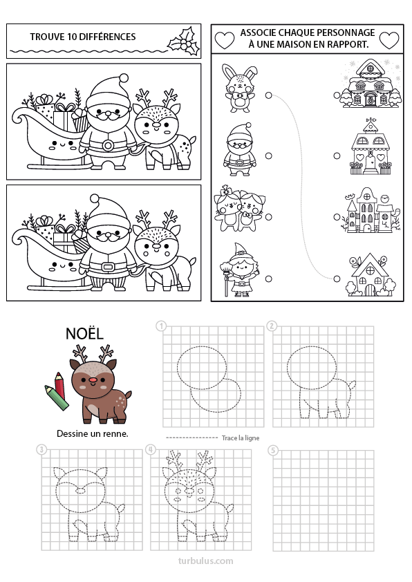 Jeux de Noël à imprimer