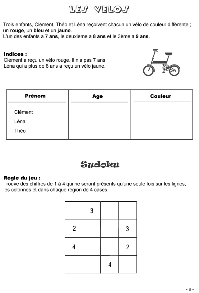 Jeux A Imprimer Pour Enfants De 7 Ans Et Plus Page 8 Turbulus Jeux Pour Enfants